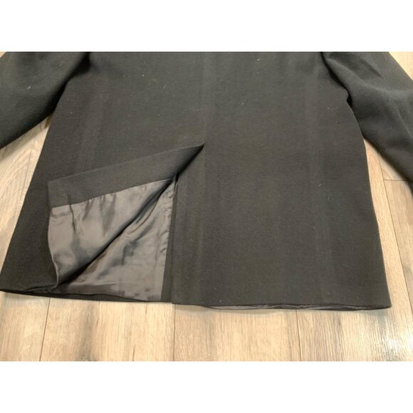 Lauren Ralph Lauren Black 43L Single Vent Two Button Camel Hair Blazer Four Butt - Picture 4 of 11